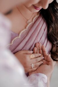 Grace Antony wedding saree
