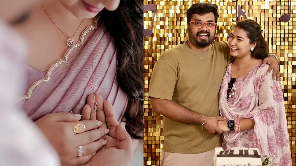 Grace Antony wedding saree