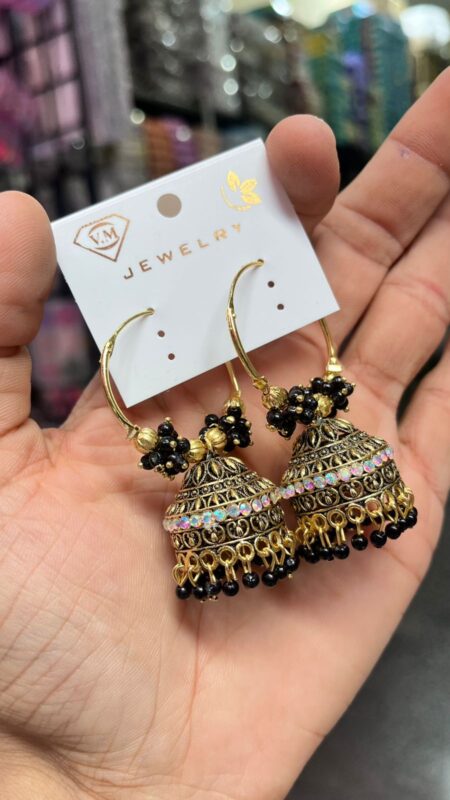 Colourful hoop Jhumka